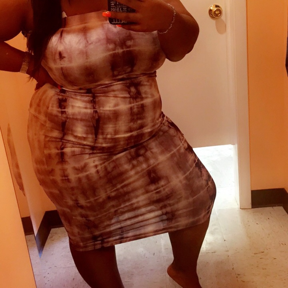 Strapless dress